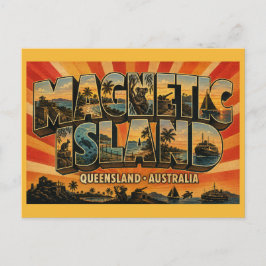 Magnetisch Eiland Queensland Tropisch Eiland Ontsn Briefkaart