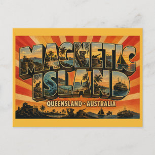 Magnetisch Eiland Queensland Tropisch Eiland Ontsn Briefkaart