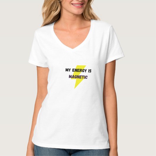 magnetisch energie-T-shirt T-shirt (Voorkant)