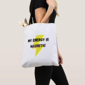 magnetisch energie-Tas Tote Bag (Dichtbij)