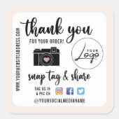 Magnetisch Label en sociale mediageleiding delen H (Voorkant)