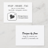 Magnetisch Label Kleine Bedrijfs van de Orde van h (Voorkant / Achterkant)