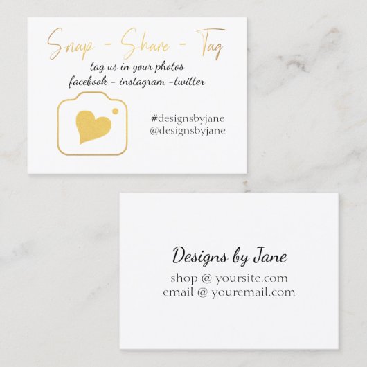 Magnetisch Label Kleine Bedrijfs van de Orde van h (Voorkant / Achterkant)