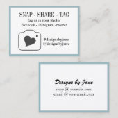 Magnetisch Label voor kleine zakelijke bestellinge (Voorkant / Achterkant)