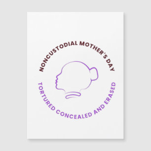 Magnetisch Logo Niet-hoedende Moeders