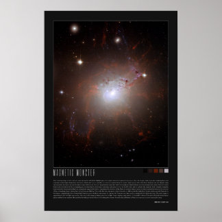 Magnetisch monster (NGC 1275) Poster