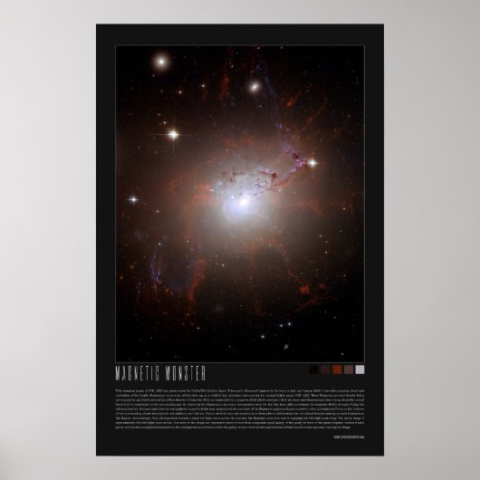 Magnetisch monster (NGC 1275) Poster (Voorkant)