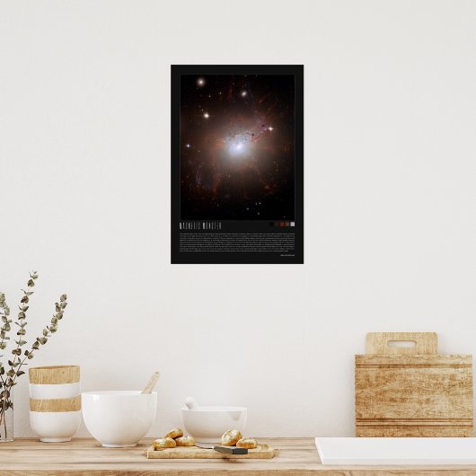Magnetisch monster (NGC 1275) Poster (Keuken)