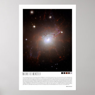Magnetisch monster (NGC 1275) Poster