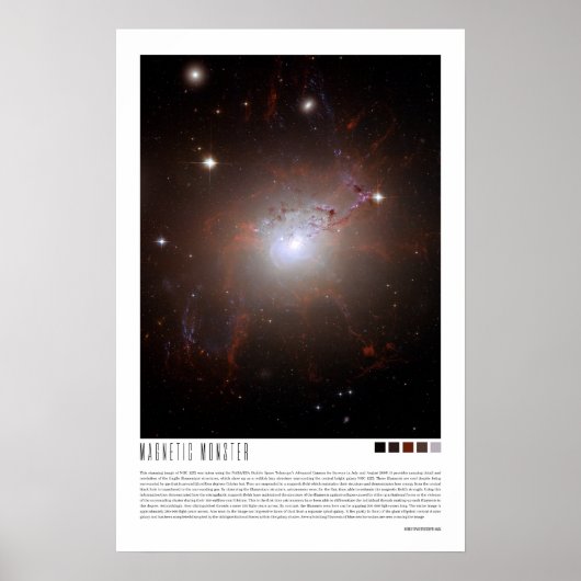 Magnetisch monster (NGC 1275) Poster (Voorkant)