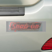 Magnetisch op oude school bumpersticker (Op auto)