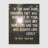 Magnetisch  opsplitsen prijsopgave - Roald Dahl (Voorkant)