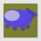 Magnetisch Ruimteschip Kaart (Voorkant)