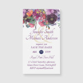 MAGNETISCH Save the Date Huwelijksuitnodiging RSVP (Voorkant)