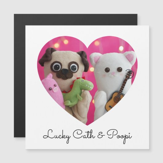 Magnetisch Schattige Elegant Minimalistisch Hart F (Voorkant / Achterkant)