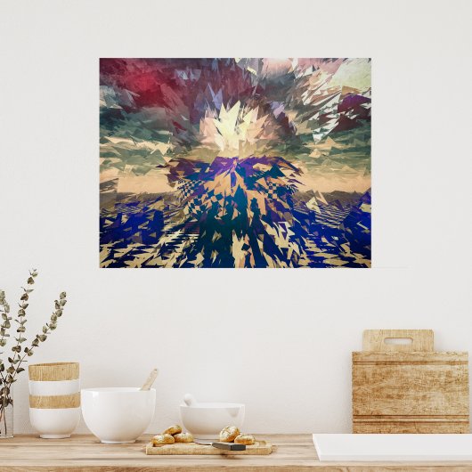 Magnetisch Storm Poster (Keuken)