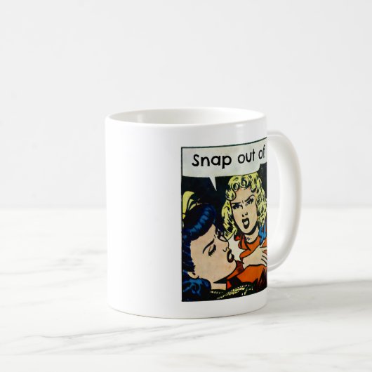 Magnetisch uit de strips van Blond Boss Koffiemok (Voorkant rechts)