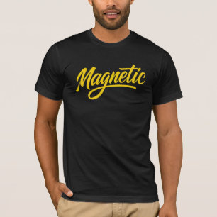 Magnetisch – Vet Canarisch Script Design T-shirt