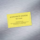 Magnetisch Visitekaartje met minimalistisch haarap (Voorbeeld)