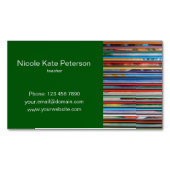 magnetisch visitekaartje van leraar (Voorkant)