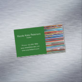 magnetisch visitekaartje van leraar (Voorbeeld)