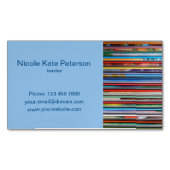 magnetisch visitekaartje van leraar (Voorkant)