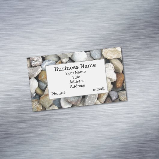 Magnetisch Visitekaartje voor grindontwerp (Voorbeeld)
