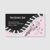 Magnetisch Visitekaartje voor muziekontwerp met pi (Voorkant)