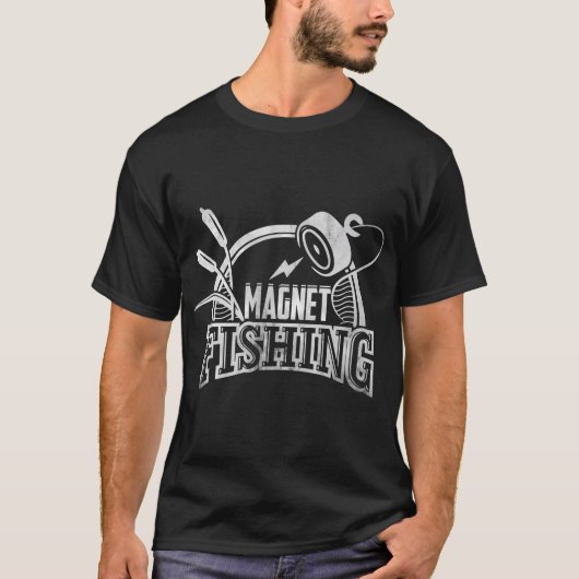 magnetisch vissen t-shirt (Voorkant)
