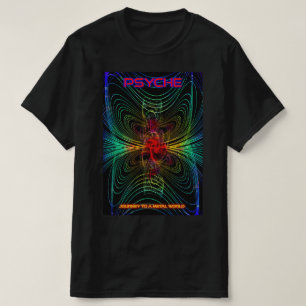 magnetische abstractie t-shirt