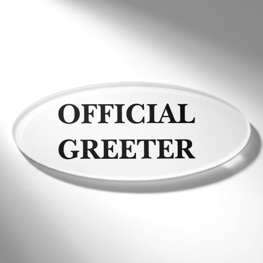 Magnetische Badge - Officieel Ontvanger (Voorkant)