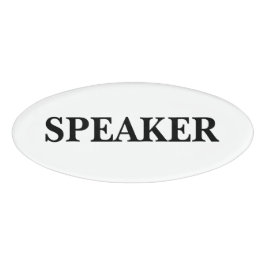 Magnetische Badge - Spreker