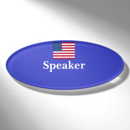 Magnetische Badge - Spreker