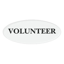 Magnetische Badge - Vrijwilliger