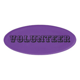 Magnetische Badge - Vrijwilliger