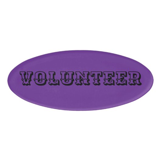 Magnetische Badge - Vrijwilliger (Voorkant)