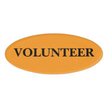 Magnetische Badge - Vrijwilliger