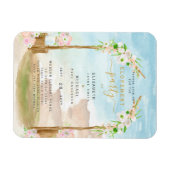 MAGNETISCHE Beach Coastal Elopement Party nodigt u Magneet (Horizontaal)