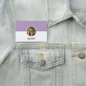 Magnetische Bedrijf Logo Medewerker Fotonaam Tag (In situ)