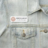 Magnetische Bedrijf Logo Medewerker Professioneel Naamplaatje (In situ)