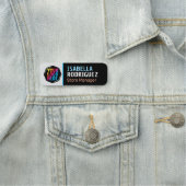 Magnetische Bedrijf Medewerker Professioneel Naamplaatje (In situ)