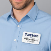 Magnetische Bedrijfsnaam Tag - Custom Employee Bad