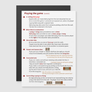 Magnetische BMJA-regels - Het spel afspelen (2) Magnetische Uitnodiging