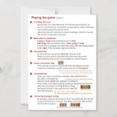 Magnetische BMJA-regels - Het spel afspelen (2) Magnetische Uitnodiging (Voorkant)