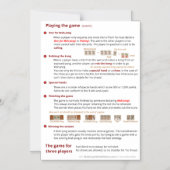 Magnetische BMJA-regels - Het spel afspelen (3) Uitnodiging (Voorkant)