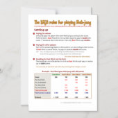 Magnetische BMJA-regels - Instellen (1) Uitnodiging (Voorkant)