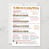 Magnetische BMJA-regels - Speciale handen (1) Magnetische Uitnodiging (Voorkant)