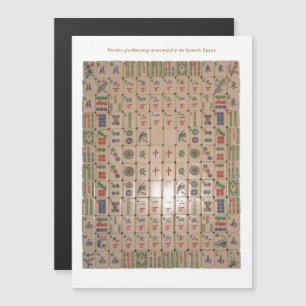 Magnetische BMJA-regels - Symbolisch vierkant Magnetische Uitnodiging