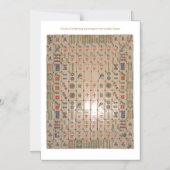 Magnetische BMJA-regels - Symbolisch vierkant Uitnodiging (Voorkant)