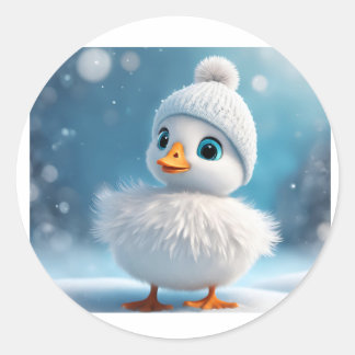 Magnetische cirkel met eend ronde sticker